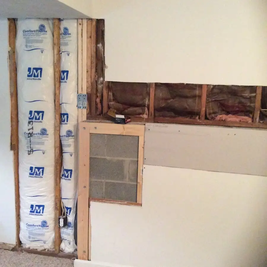 Wall insulation replacement during Odor Removal & Deodorization in Gallatin